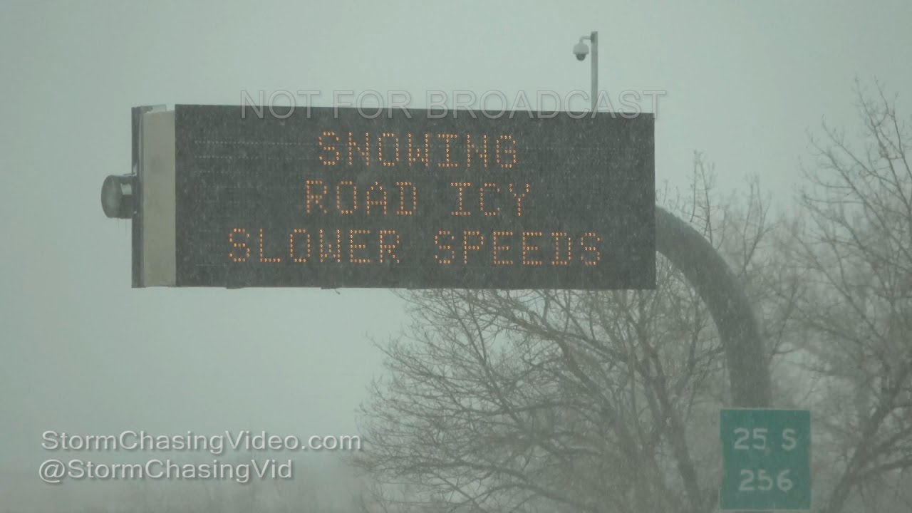 Loveland, CO Winter Storm - 1/4/2017