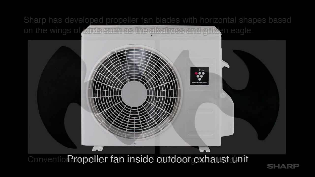 Energy-Saving Demonstration Using Bird Wing Forms Propeller Fan for Outdoor Unit