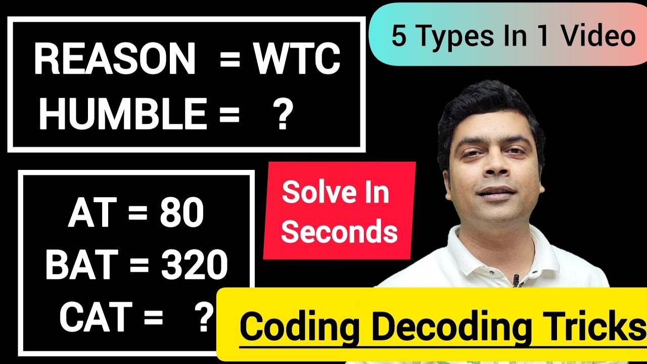 Coding Decoding Tricks | Reasoning Tricks | Maths Tricks | imran sir ...