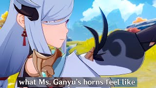Shenhe Touches Ganyu’s Horns JP | Genshin Impact 4.4