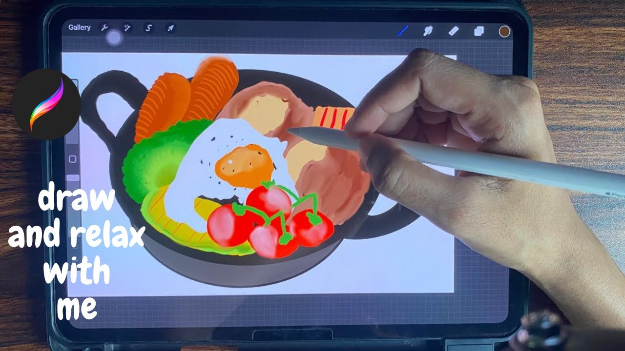 draw with me ♡ real time sketching session [chill ambience] | Relax ...