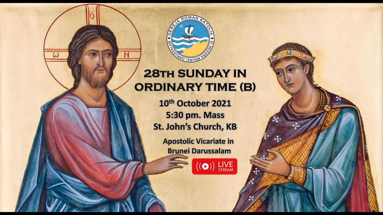 28th Sunday in Ordinary Time Sunday Mass St. John's Church YouTube