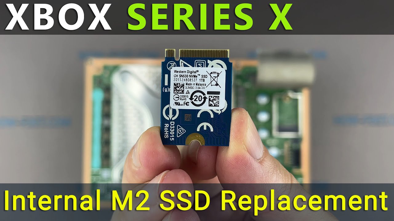 Xbox Series X internal M2 SSD Replacement 