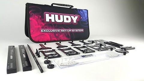 HUDY 10th Touring Car Set-up Tools with Bag Unboxing
