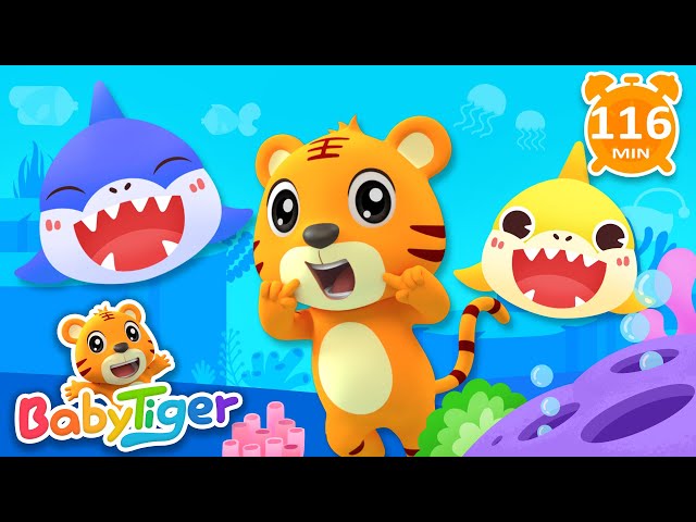 Baby Shark | The Wheels On The Bus + More Kids Songs & Nursery Rhymes & Animals Songs - BabyTiger class=