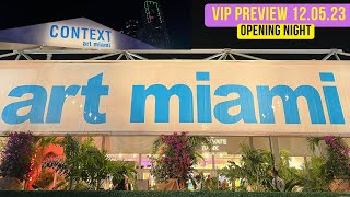 Miami Art Week Art Miami Context Fair Vip Preview Opening Night 2023