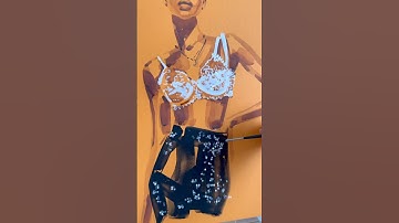 💥HOW TO DRAW CLOTHES?! BALENCIAGA #shorts #fashionillustration #art #drawing