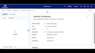 Chapter 2: Vocabulary & Taxonomy Management - Part 2 | Semantic Knowledge Modeling | metaphactory