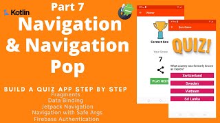 Simple Quiz App - Navigation & Navigation Pop behavior screenshot 1
