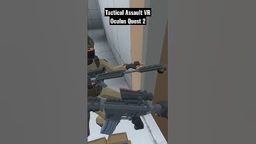 Politely opening doors with the butt stock | Tactical Assault VR | Oculus Quest 2 | Multiplayer Coop