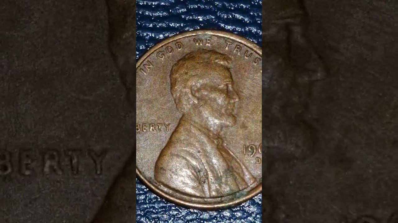 Valuable Coin of the Year 1969 Letter D, One Cent of the United States of America