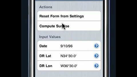 Sextant Sight Planning with StarPilot App for iOS (1 of 3)