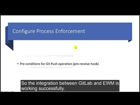 Integration between Gitlab and Engineering Workflow management (EWM)(RTC)