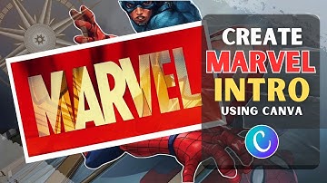 How to Create a Viral Marvel Intro Animation in Canva |  Canva Video Editing Tutorial for Beginners