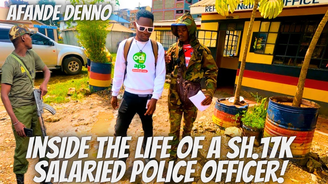 Visiting Afande Denno At Tassia Police Post | sh17K Salary | Lending Guns| Poor Housing | Depression