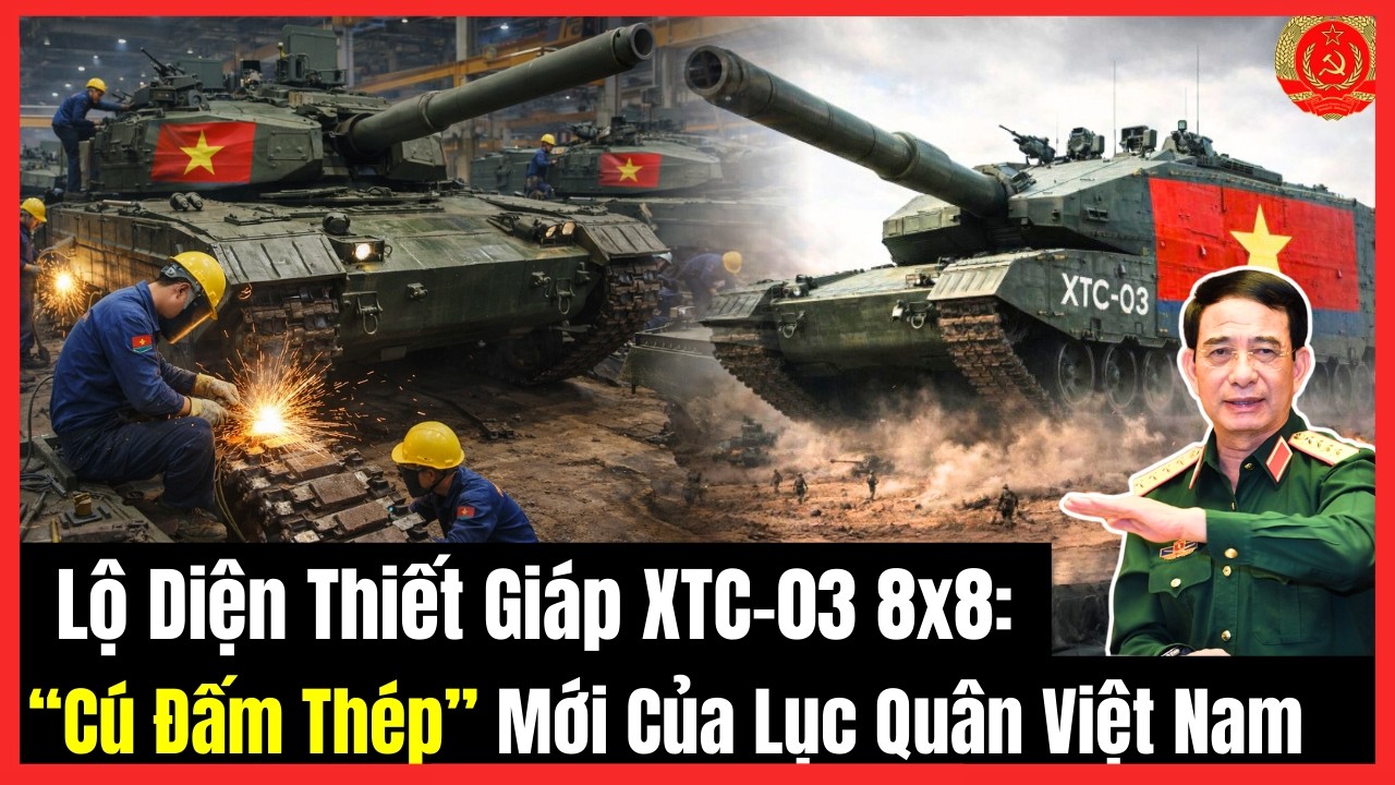 🔴[TRỰC TIẾP] Lộ Diện Thiết Giáp XTC-03 8x8 – “Cú Đấm Thép” Mới Của Lục Quân Việt Nam