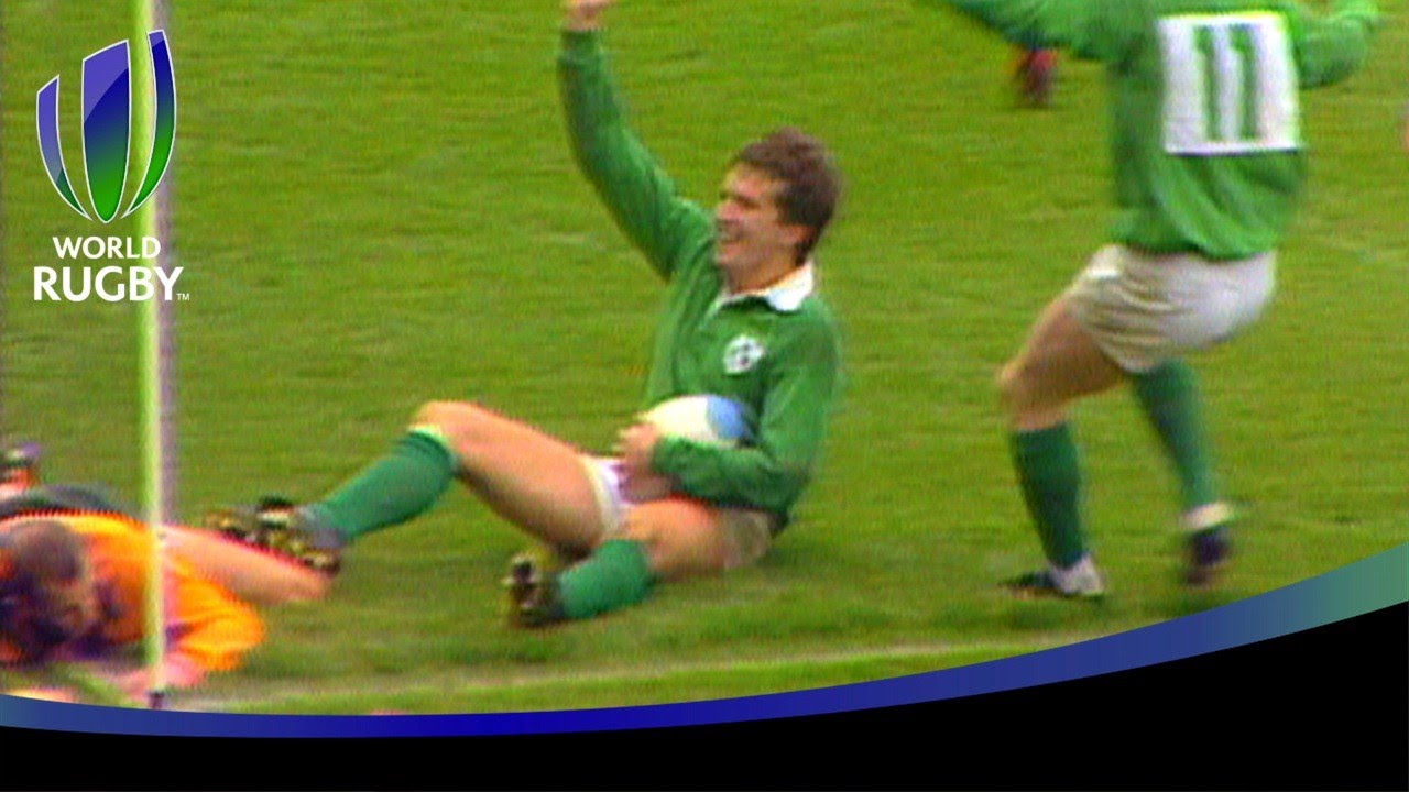 Gordon Hamilton wonder try: Ireland v Australia 1991 Throwback Thursday ...