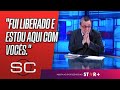 Antero greco voltou aos estdios da espn para o sportscenter e fez discurso emocionante veja aqui