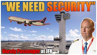 Saudia 777 Has a Passenger Problem on Approach to JFK | Pilot Reacts