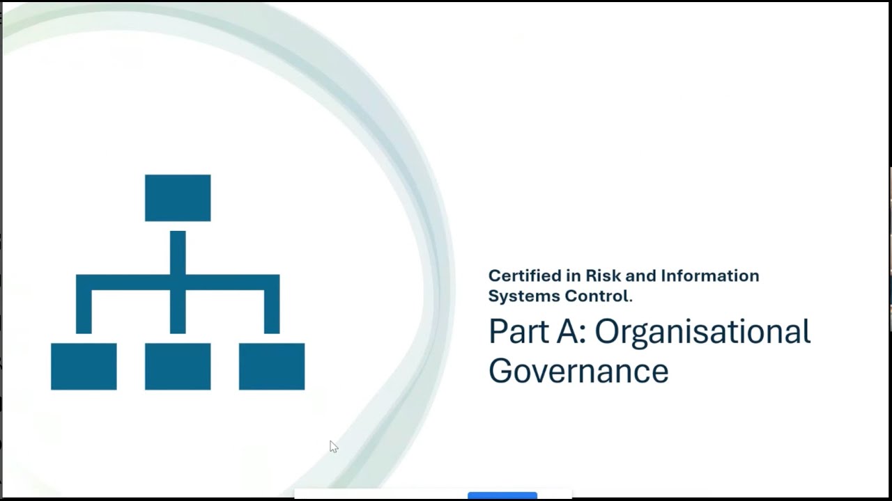 CRISC(2026) Prep - Domain 1 | Governance | ISACA