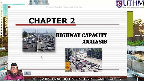 Lecture Series: Traffic Engineering (Multilane Highway Capacity)