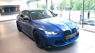 BMW M3 COMPETITION  IN Frozen Portimao Blue Metallic #bmwm3 #m3competition #bmw #carreview screenshot 2