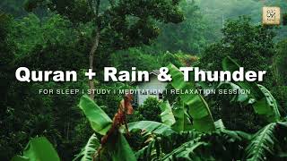 Quran with rain \u0026 thunder sounds!! Mesmerizing Quran feel nature | Surah Yunus | Sheikh Moaaz Yasir