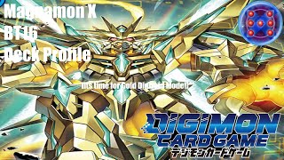 Magnamon X BT16 Deck Profile [Its Time For Gold Digizoid Mode!]