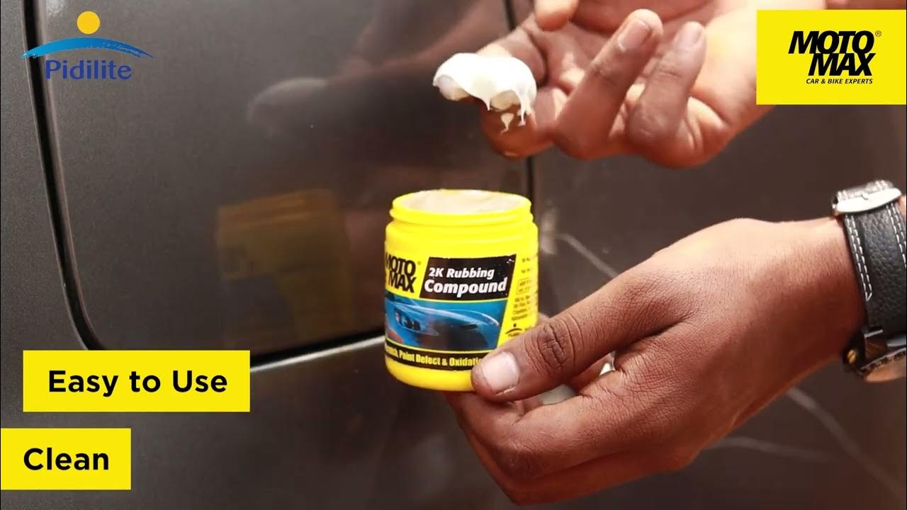 Motomax 2K Rubbing Compound Remove Minor Scratches, Paint Defects