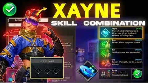 Xayne Character Combination 2024 | Best character combination in Free Fire | Xayne ability 2024