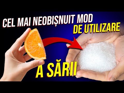 10 Modalități NEOBIȘNUITE de Utilizare a Sării care te Vor Surprinde Plăcut