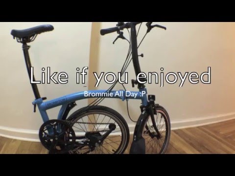 brompton s6l black edition 2019 folding bike