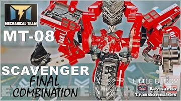Mechanical Team MT-08 Scavenger  KO Oversized SS-55 Combiner Transformers ROTF Devastator