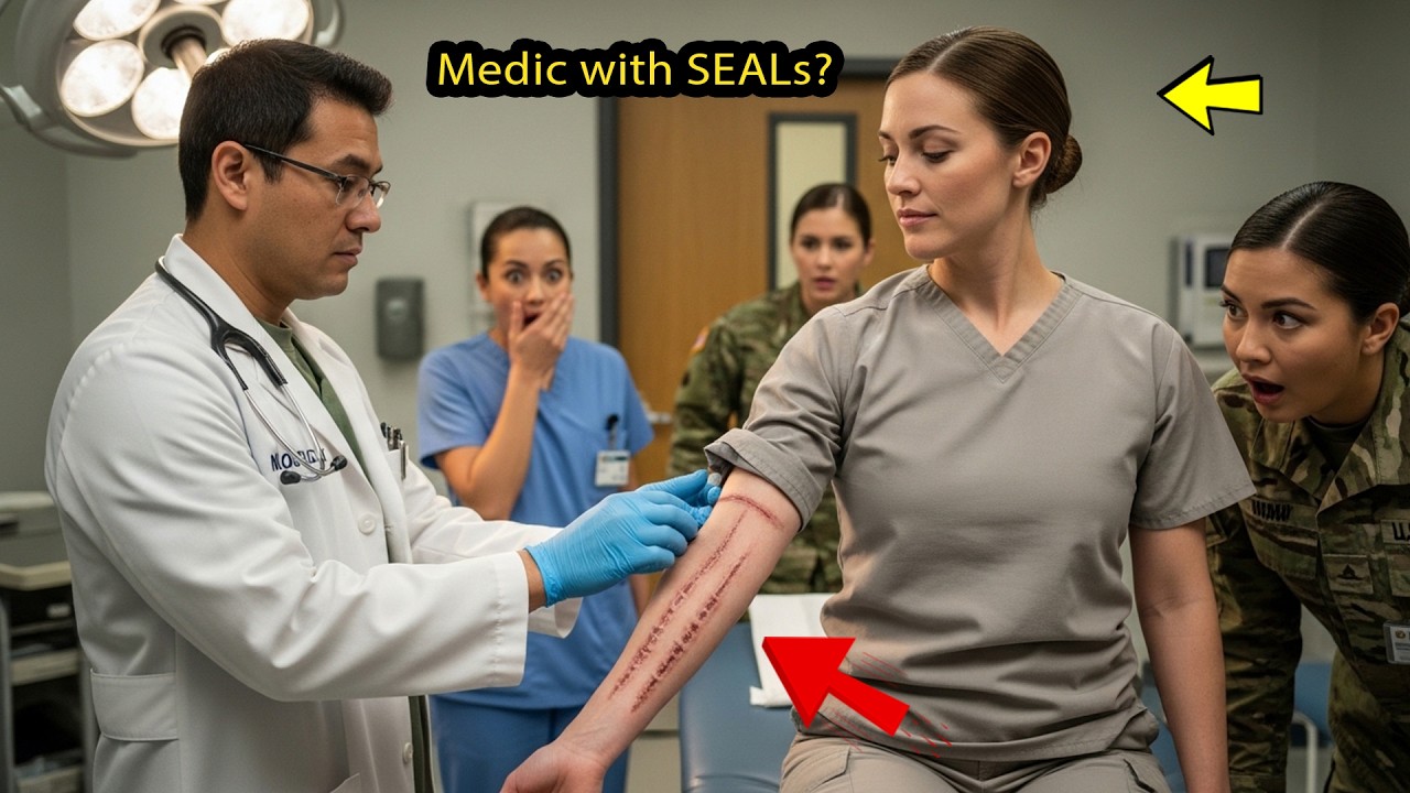 “Medic With SEALs? Why Are You Here?” She Had a Routine Check—Until the Admiral Saw Her Scars