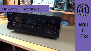 Onkyo receiver will not start