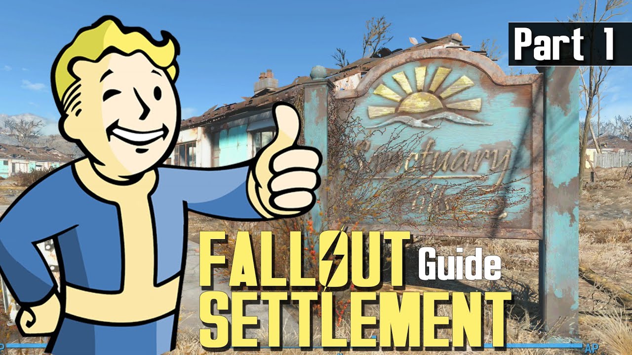 Fallout 4 - Settlement Build Guide 1 - Workshop Menu Explained, First Thoughts