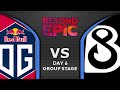 OG vs B8 - GREAT SERIES! - BEYOND EPIC 2020 Highlights Dota 2