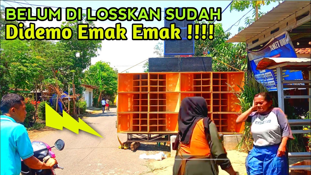 Box Fama Bikin Sesak Didada Mahkota Audio Didatangi Emak - emak