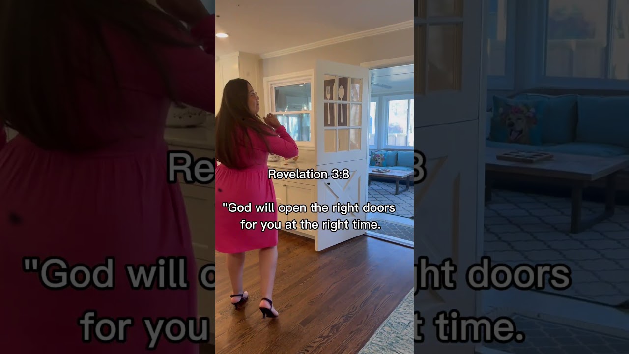 God, let it be known today: I am perfectly fine with every door You shut and every door You open.