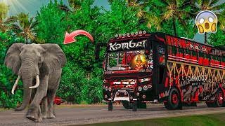 ⛰️? ஐயப்பன் கோவில்?? பாதையில் காட்டு யானை?? Komban Bus | Bus Simulator Indonesia | SSYT FAMILY