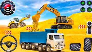Real City Construction Simulator 3D - City Road Builder Excavator Trucks - Android Gameplay #05 screenshot 4