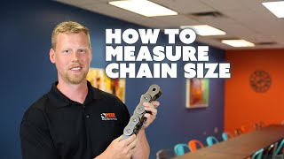 How to Measure Roller Chain Size