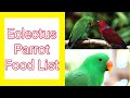 Eclectus Parrot Food I What To Feed An Eclectus ParrotBird Food I Feeding an Eclectus Parrot Well I