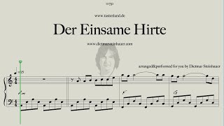 Video thumbnail of "Der einsame Hirte  -  Easy Piano"