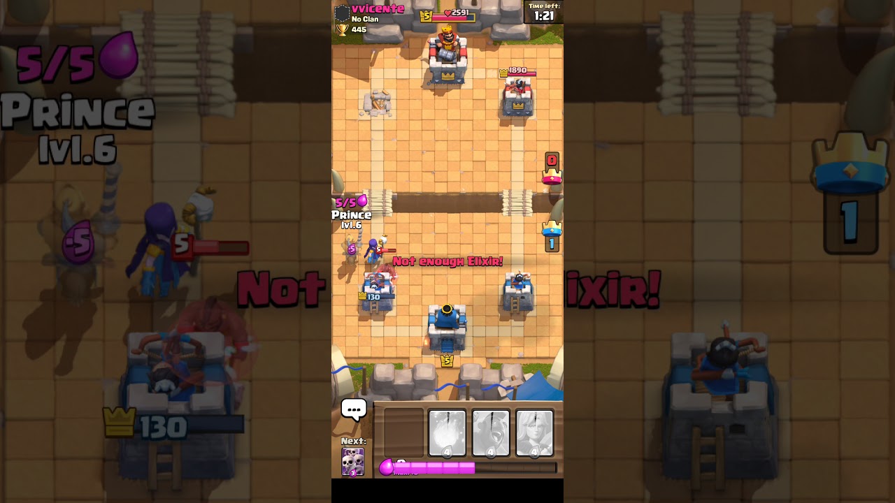 Clash royale Arena 2 Bone Pit easy way to win