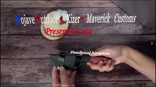 Kizer Deadpool Harpoon Mojave Outdoor Exclusive! Coming soon! The SEXIEST Fixed Blade EVER!