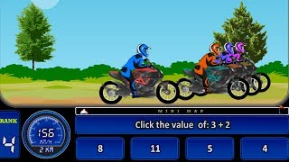 Bike Racing Math Addition Game Overview screenshot 2