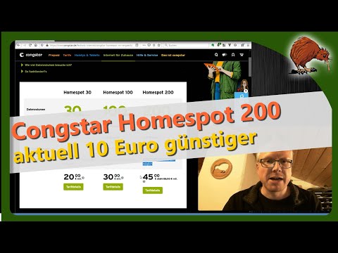 Congstar-Homespot 200 GB Aktion für 45 Euro