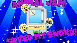 ANIMAL JAM: THEY FOUND MY ALPHA SWORD!