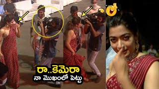 Rashmika Super Fun With Cameraman In Sulthan Pre Release Event Karthi Shocks Rashmika Rocks